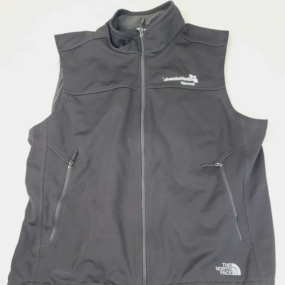 The North Face‎ Men's Black Ridgewall Softshell Wind Wall Basic Vest Size XXL